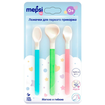 Ложечки для первого прикорма 0+ Mepsi 0331
